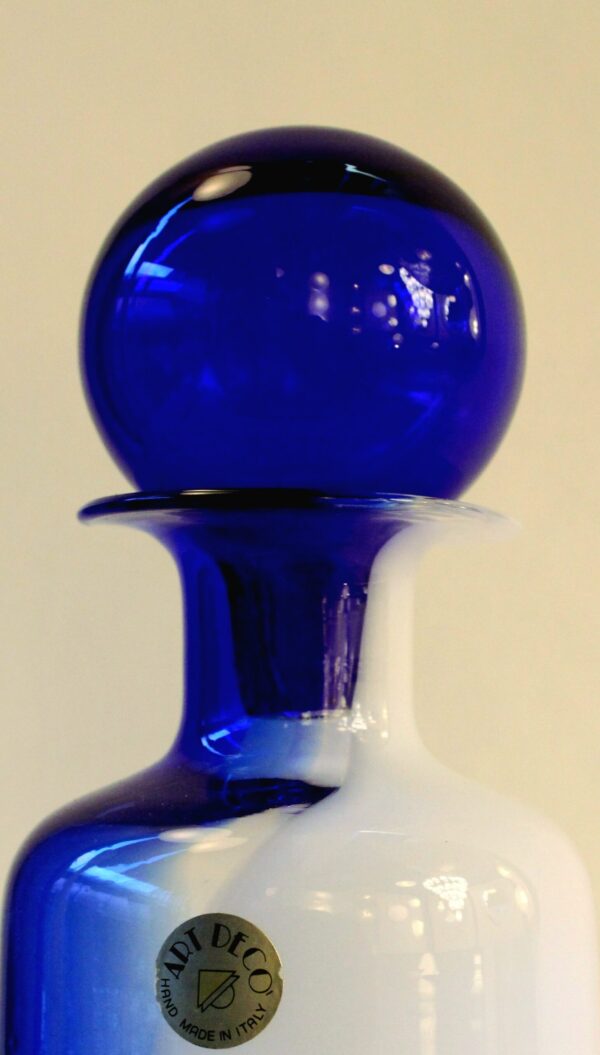 Carafe bleu Art Deco